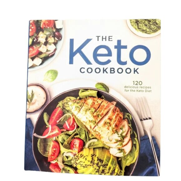 The Keto Cookbook - 120 Recipes for Keto Diet | Hardcover Kitchen Decor 256 page - Picture 1 of 8